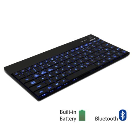 GMYLE Backlit Bluetooth Wireless Keyboard for iOS Android Windows PC Surface Pro Tablet Smartphone