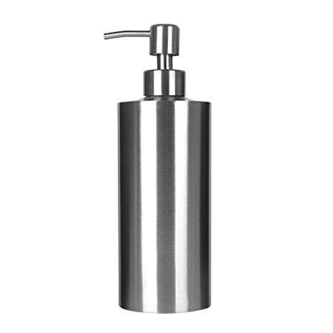 Soap Dispenser, ARKTeK Premium Stainless Steel Liquid Soap Dispenser for Kitchens and Bathrooms