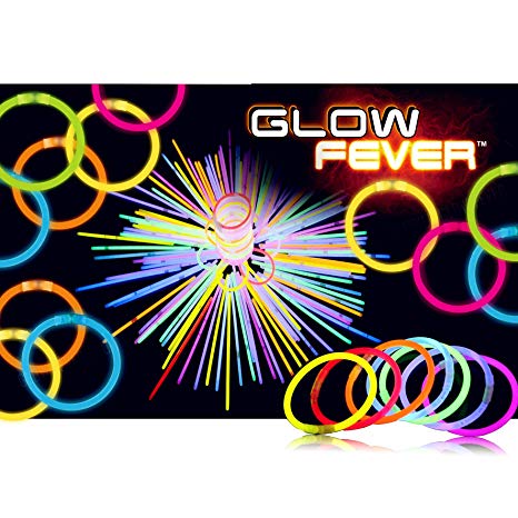 Glow Sticks Bulk 50ct 8inches Glow Bracelets (8") - Light Sticks (Multi)