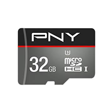 PNY Elite Performance MicroSDHC Memory Card 32 GB Class 10 UHS-1 U3