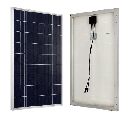 ECO-WORTHY 100 Watts Polycrystalline Photovoltaic Pv Solar Panel Module 12 Volt Battery Charging for Rv Boat Caravan