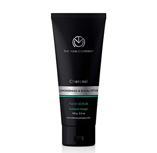 The Man Company Charcoal Face Scrub for Exfoliation, Anti-acne & Pimples, Blackhead Removal (100 g)