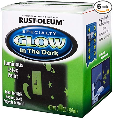 Rust-Oleum 214945 Glow in The Dark 7-Ounce - 6 Pack