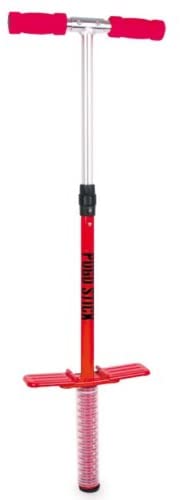 Gamez Galore Real Fun Traditional Metal Pogo Stick - Red - Height Adjustable