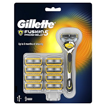 Gillette Fusion5 ProShield Razor Plus 9 Blade Refills