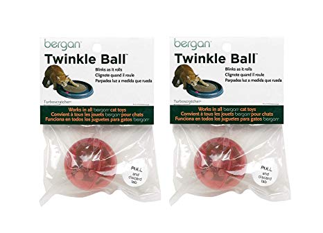 Bergan Twinkle Replacement Ball, Colors Vary 2-Pack