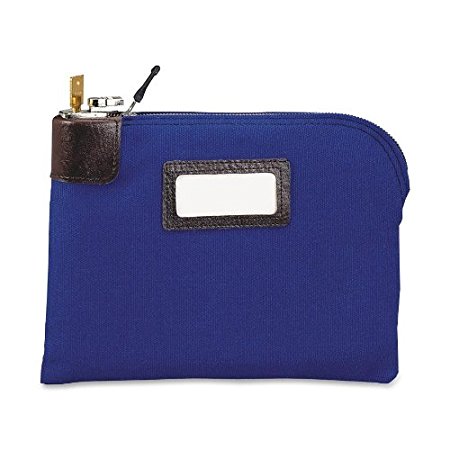 MMF Industries Seven-pin Security/Night Deposit Bag with 2 keys, 11 x 8-1/2 Inches, Royal Blue (2330881W08)