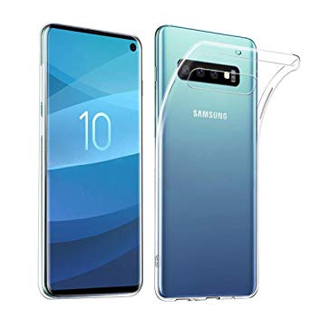 YYYC Designed for Samsung Galaxy S10 Plus Case 6.4 inch Crystal Clear Galaxy Ultra Thin Slim Fit with Soft TPU Cover Skin (2019) - S10Plus