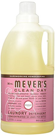 MRS MEYERS 64 Load Laundry Detergent, Rosemary, 64.0 Fluid Ounce