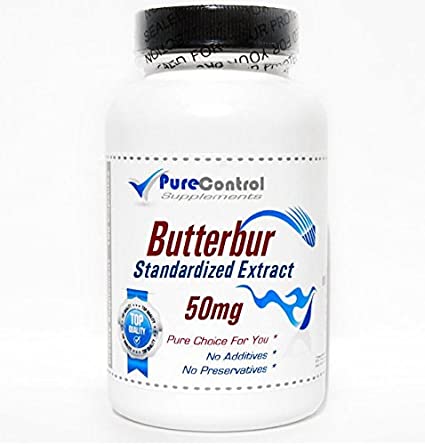 Butterbur Standardized Extract 50mg // 180 Capsules // Pure // by PureControl Supplements