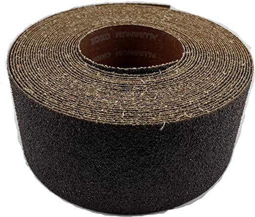 Sungold Abrasives 30516 Aluminum Oxide 80 Grit Rolls For Drum Sanders, 3" Wide by 35 Feet