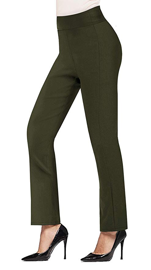 HyBrid & Company Super Comfy Stretch Pull on Business Millennium Pants with Prints