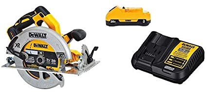 DEWALT DCS570B  7-1/4" (184mm) 20V Cordless Circular Saw with Brake (Tool Only) with DCB230C 20V Battery Pack