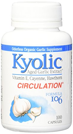 Kyolic Formula 106 Aged Garlic Extract Circulation (100-Capsules)