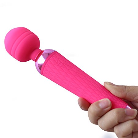 MEIPER® Mini Magic Powerful Wand Electric Neck Full Body Massage Hand Hold (pink)
