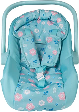 Adora Baby Doll Car Seat - Flower Power Car Seat Carrier, Perfect Doll Accessory That Fits Dolls Up to 20 inches