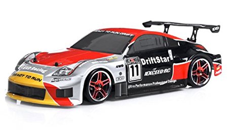 2.4Ghz Brushless Version Exceed RC Drift Star Electric Powered RTR Remote Control Drift Racing Car 350 Red Style