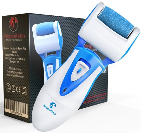 Rechargeable Electric Callus Remover By Magnifeko, Pedicure Tools ,Boost Motor Technology Remove Dead Skin and Callous From Feet , Mg-5