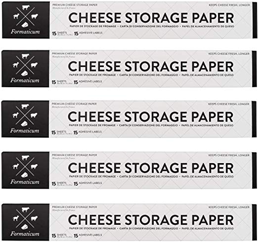 Formaticum Cheese Storage Wax-Coated Paper, Keep Charcuterie Fresh, 75 Sheets