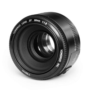 Yongnuo EF YN 50mm F18 118 Standard Prime Lens for Canon Rebel Digital Camera