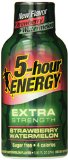5 Hour Energy Shot Extra Strength Strawberry Watermelon 12 Count