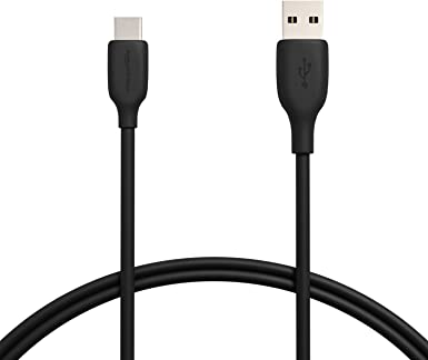 Amazon Basics Fast Charging 3A USB-C2.0 to USB-A Cable (USB-IF Certified) - 3-Foot, Black