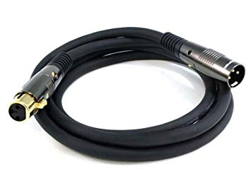 Premier Series XLR Male to XLR Female 16AWG Cable Gold Plated 6 Feet, CNE599571