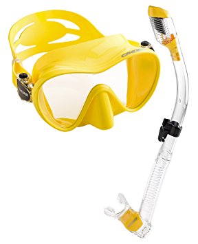 Cressi Frameless Mask &amp Supernova Dry Snorkel