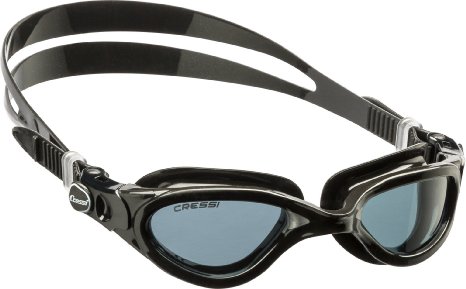 Cressi Flash, Italian made ultra clear premium swim goggles