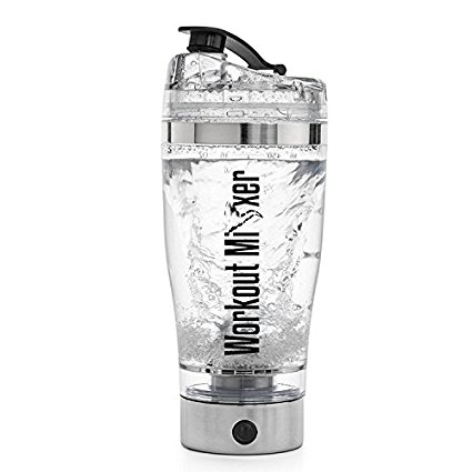 #1 Best Selling Electric Protein Blender and Mixer Bottle | USB Rechargeable Protein Vortex Mixer Cup / 450 Milliliter | BPA-Free, Leak-Proof Design for Smooth Mixing