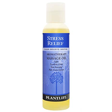 Stress Relief Aromatherapy Massage Oil - 4oz