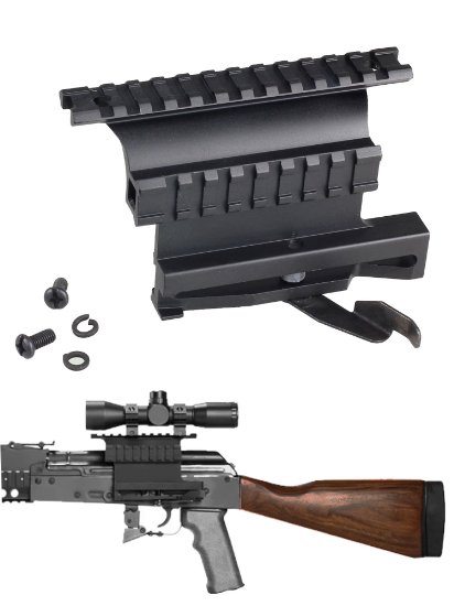 Ledsniper®saiga 12 20 410 223 7.62x39 308 Rifle Quick Detachable Double-rail Side Mount