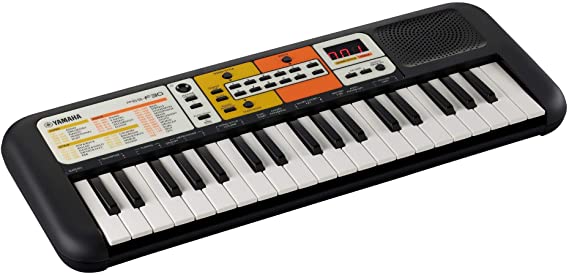 Yamaha PSS-F30 - Portable and Lightweight, Children's Keyboard, 120 Built-in Voices and 30 Songs with Smart Chord Function, Fun Learning Instrument, in Black