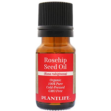 Organic Rosehip Seed Oil 10 ml - 100% Pure Cold Pressed Base Oil for Aromatherapy