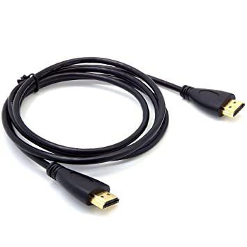 TADAMI 1M 4K HD HDMI Cable Ultra High Speed 3D HDMI v1.4 Cable with Ethernet Audio Return Channel (Black)