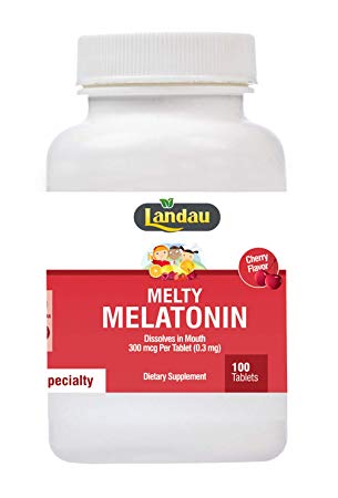 Landau Melty Melatonin 300 mcg 100 Tablets