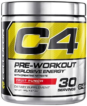 Cellucor C4 NEW FORMULA Fruit Punch 30 serv G4 Chrome with TeaCor