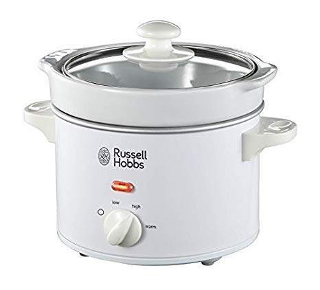 Russell Hobbs 22730 Compact Slow Cooker, 2 L - White by Russell Hobbs