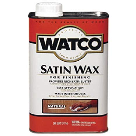 RUST-OLEUM 67041 Watco Quart Natural Satin Finishing Wax