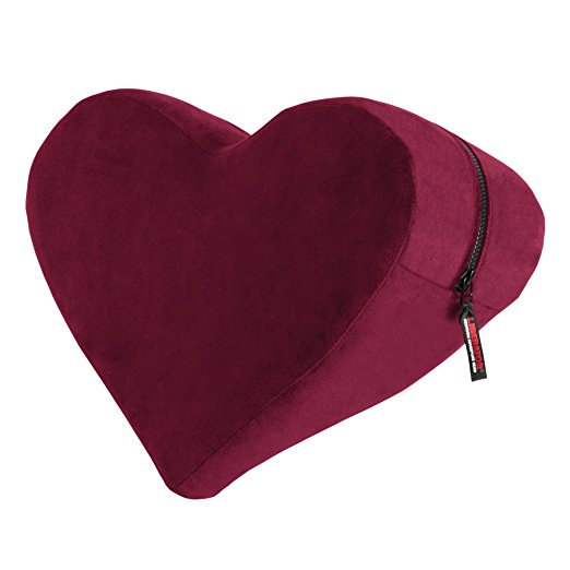 Liberator Heart Wedge Pillow, Red