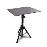 Pyle Laptop Projector Stand Heavy Duty Tripod Height Adjustable 28 To 41 For DJ Presentations Notebook Computer