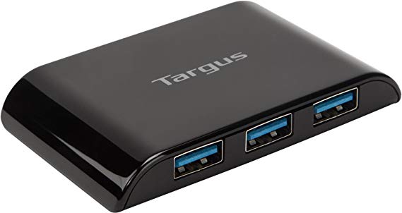 Targus 4-Port USB 3.0 SuperSpeed Hub with AC Adapter and 5-Foot Cable (ACH119US)