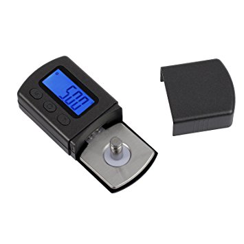 Neoteck Digital Turntable Stylus Force Scale Gauge 0.01g Blue LCD Backlight for Tonearm Phono Cartridge