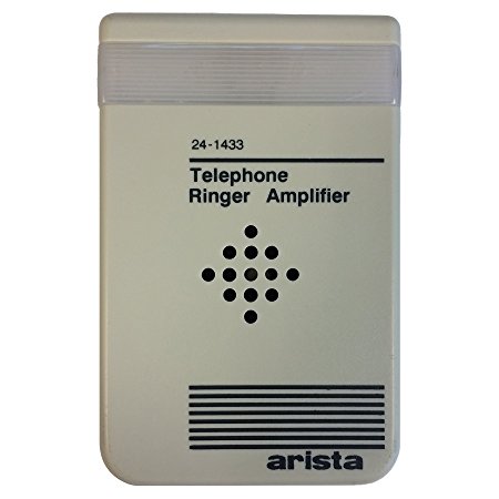 Arista 24-1433 Amplified Telephone Ringer/Flasher Landline