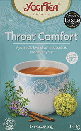 Yogi Tea  Throat Comfort 17 teabags (Pack of 6, total 102 teabags)