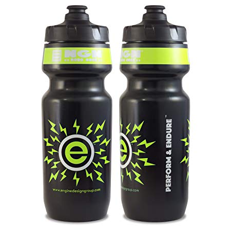 NGN Sport - High Performance Bicycle | Bike Water Bottle for Triathlon, MTB, and Road Cycling - 24 oz (2-Pack)
