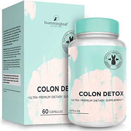 Hummingleaf's Complete COLON CLEANSE System for Safe & All Natural Cleansing & Detoxifying - Premium Weight Loss, Detox, and Digestive Health Supplement - Great To Flush Toxins, Impurities, & Waste the Natural Way with NO Side Effects