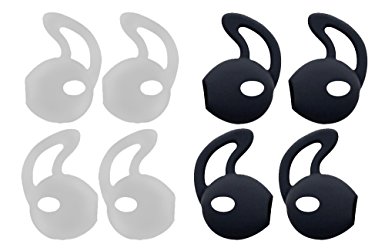 Earplus Earpod Cover for Apple AirPods EarPods - Secure Fit Grip Compatible with iPod touch nano, shuffle, iPhone Earphone Earbuds Headphones - Perfect For Running Exercise Gym and Sports (2B 2W)