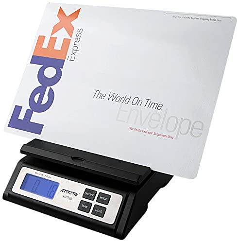Accuteck Heavy Duty Postal Shipping Scale with Extra Large Display, Batteries and AC Adapter (A-ST85C)