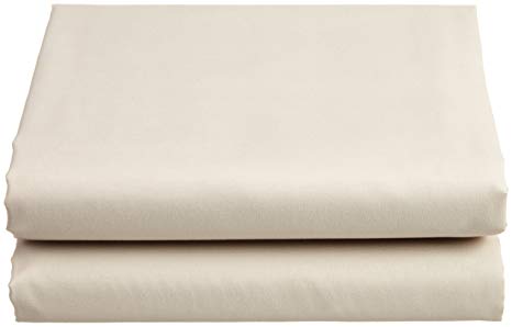 Cathay Luxury Silky Soft Polyester Single Fitted Sheet, King Size, Cream